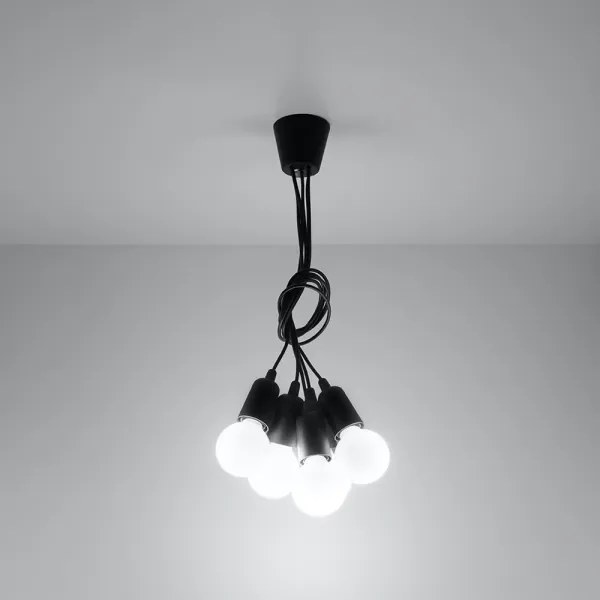 Lustră pe cablu DIEGO 5xE27/60W/230V
