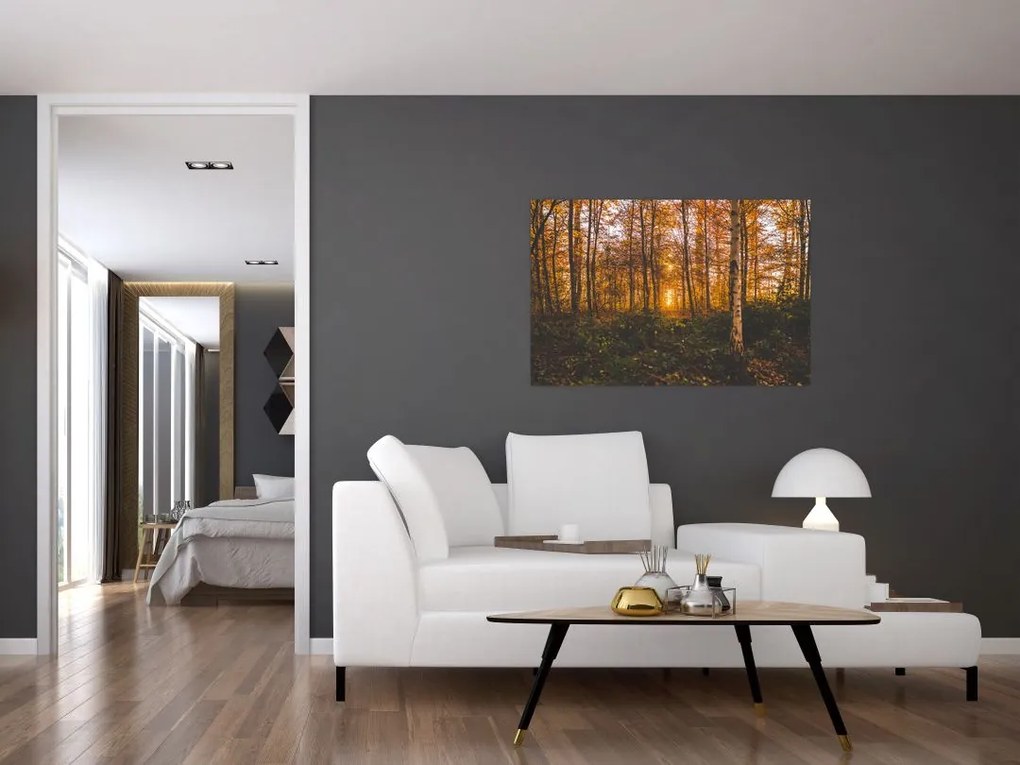 Tablou - Pădurea toamna (90x60 cm)