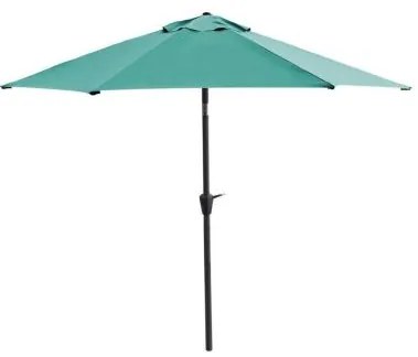 Umbrela gradina/terasa, cu inclinatie si manivela, verde, 300 cm