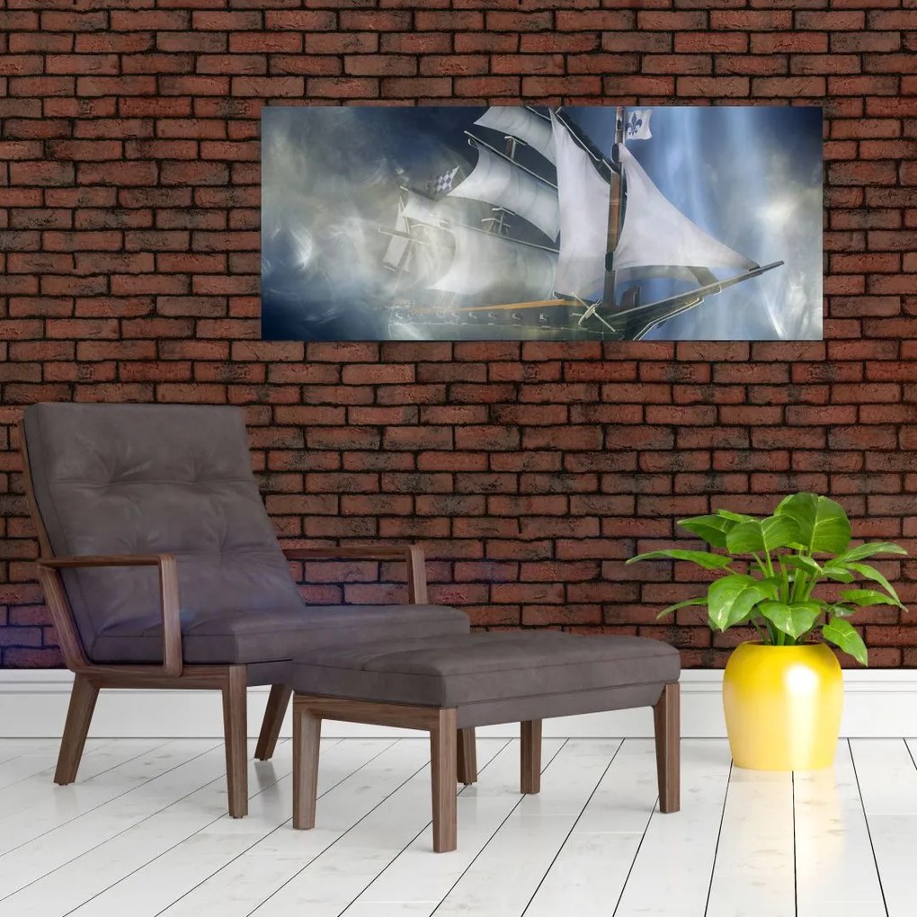 Tablou - Corabia fantomelor (120x50 cm)