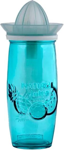 Sticlă cu storcător pentru fructe Ego Dekor Juice, 0,55 l, albastru