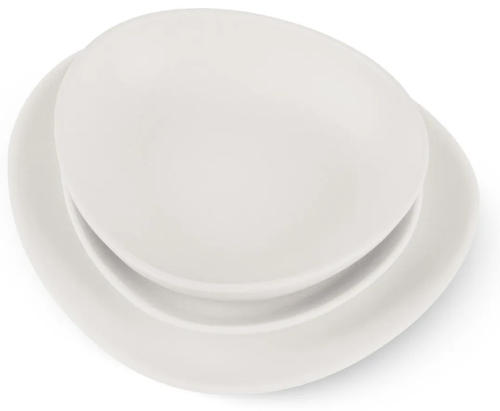 Set farfurii ovale 18 piese Sahara Berlinger Haus BH 10020, crem, moderne