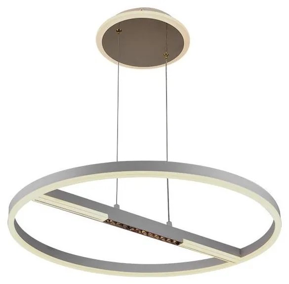 Lustră LED dimabilă aplicată LED/75W/230V 3000-6500K + telecomandă