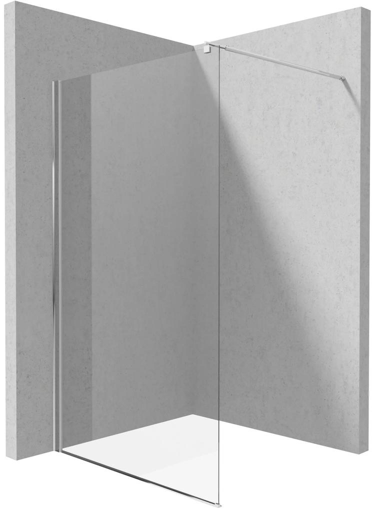 Deante Kerria Plus perete cabină de duș walk-in 120 cm crom luciu/sticla transparentă KTS_032P