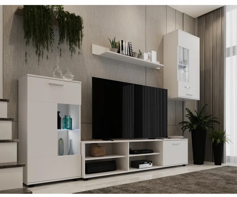 Mobila Living FRONTAL 1 NEW Alb