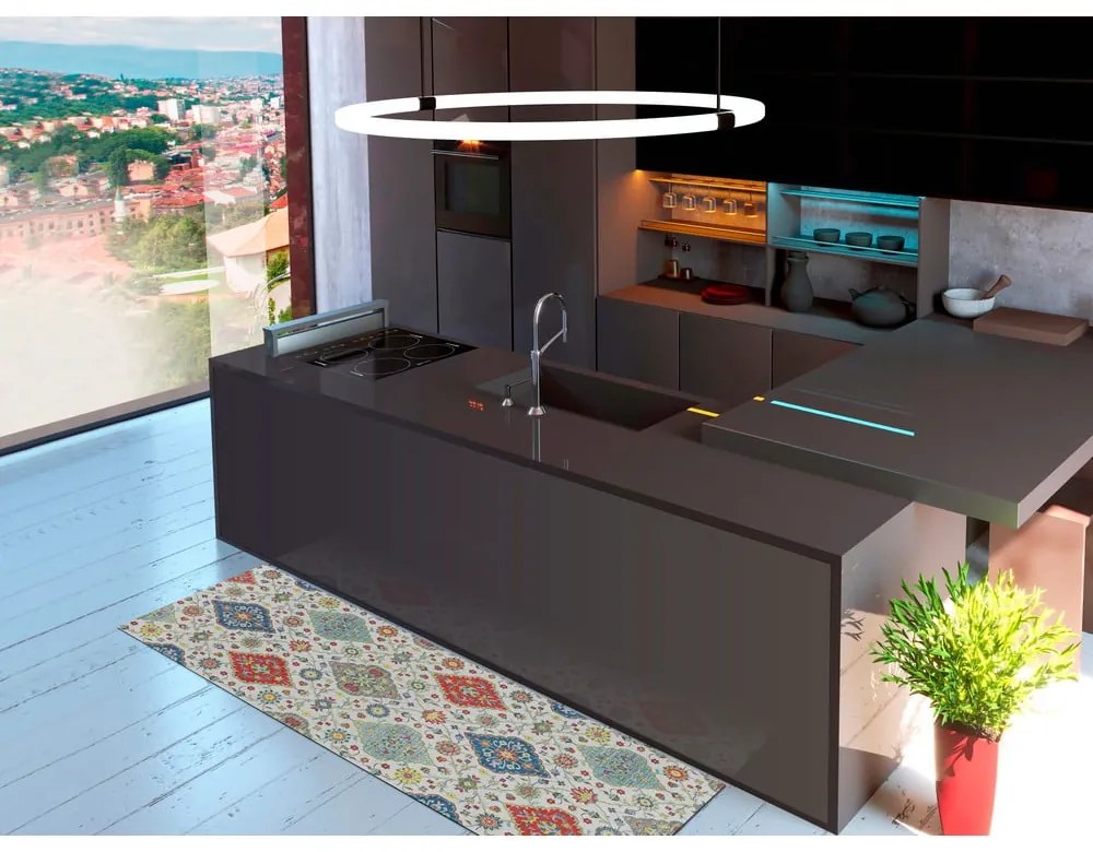 Covor tip traversă lavabil 52x100 cm Ricci Bosforo – Universal