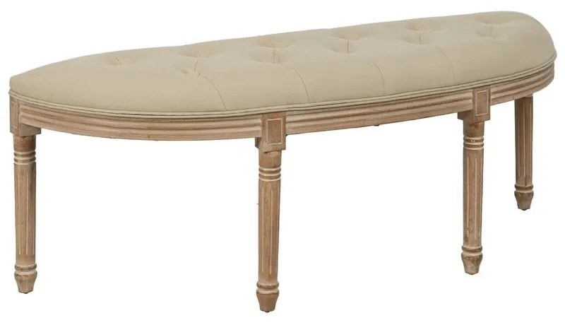 Bancă bej/în culoare naturală Royal – Ixia