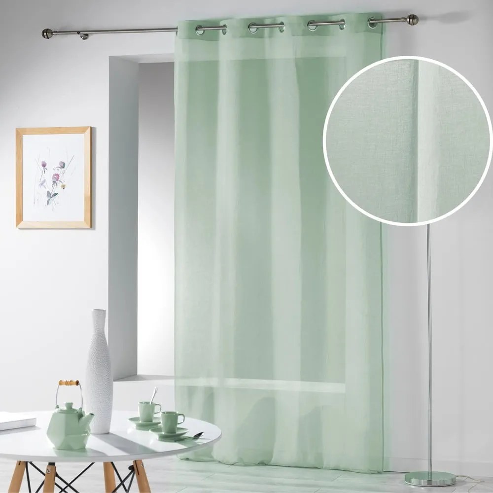 Perdea verde-deschis 140x280 cm Telma – douceur d'intérieur