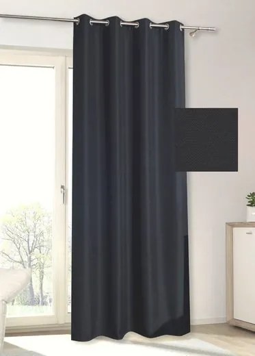 Draperie Delavita Mailand negru 235/140 cm