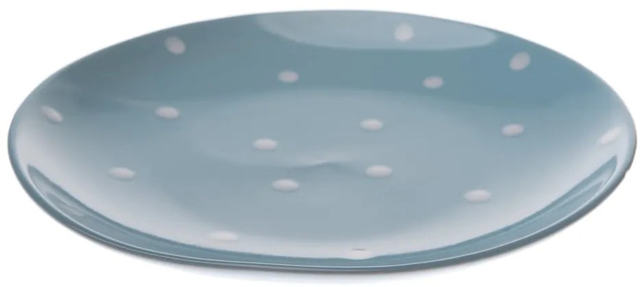 Farfurie ceramică Dakls Dottie, ø 25 cm, albastru deschis