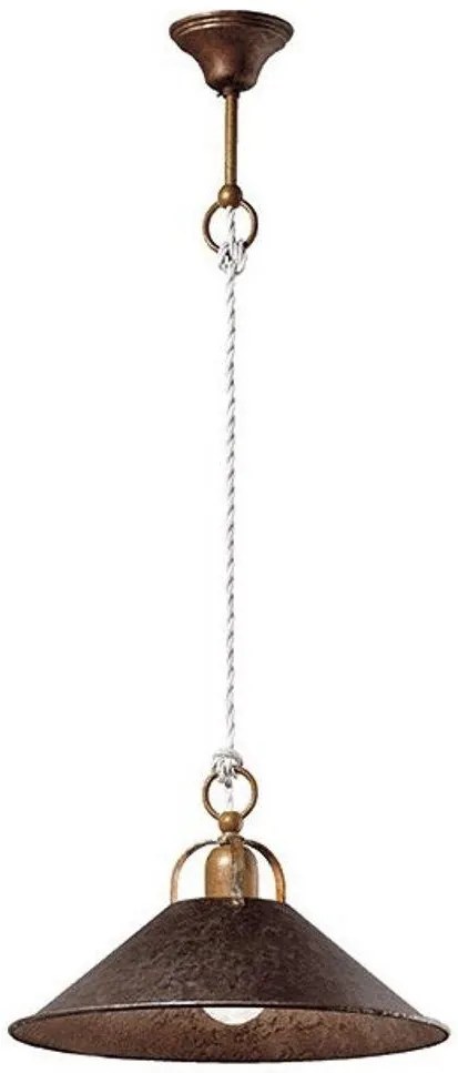 Lustra, Pendul rustic fabricat manual diam. 35cm La Cascina 204.08