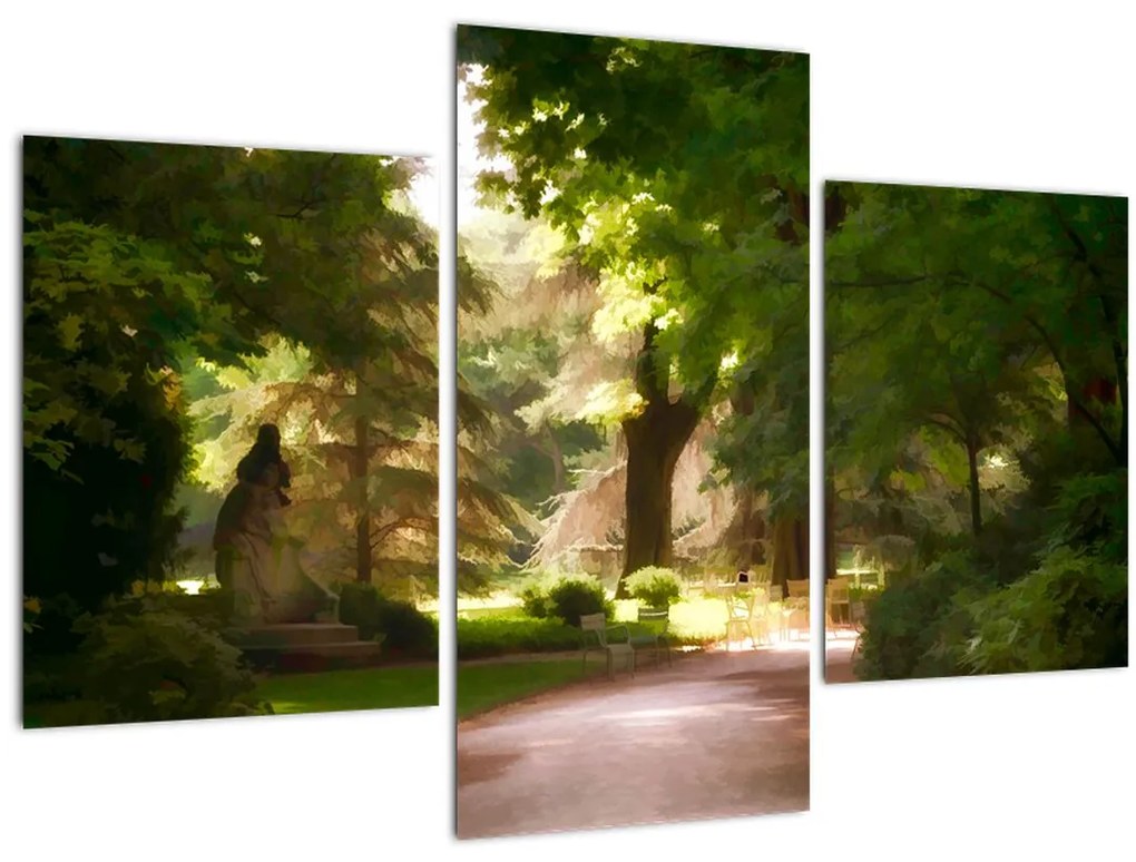Tablou cu parc (90x60 cm)
