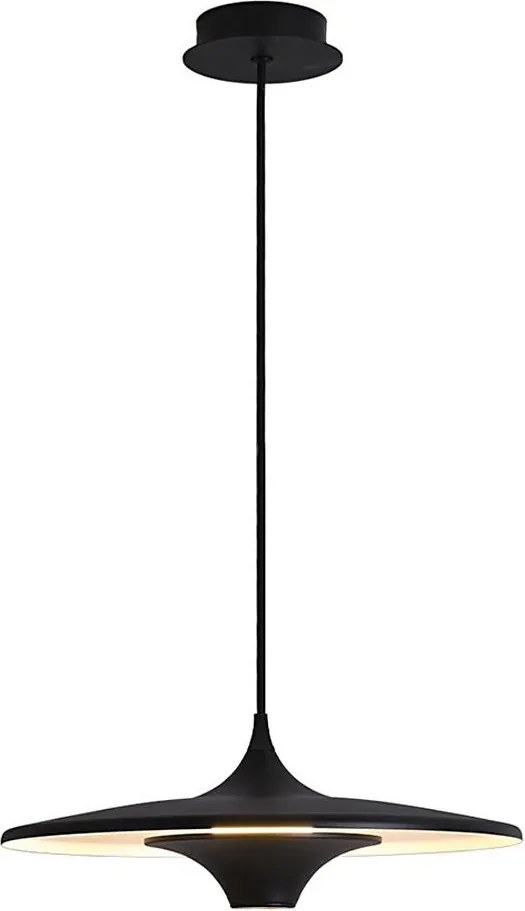Lustră LED suspendată pe cablu RENE LED/19W/230V CRI 90 neagră