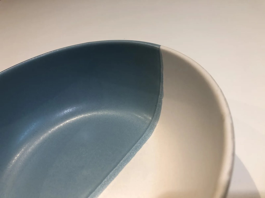 Bol Ceramica Summer (Albastru-Alb)