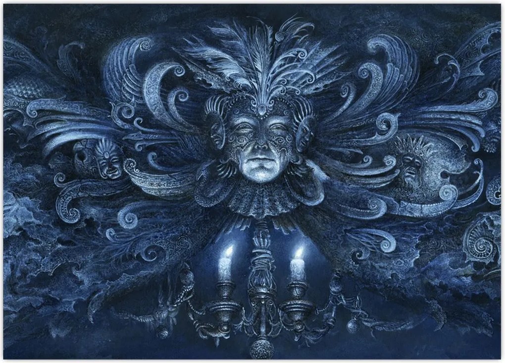 Tablou - Baroc întunecat (70x50 cm)