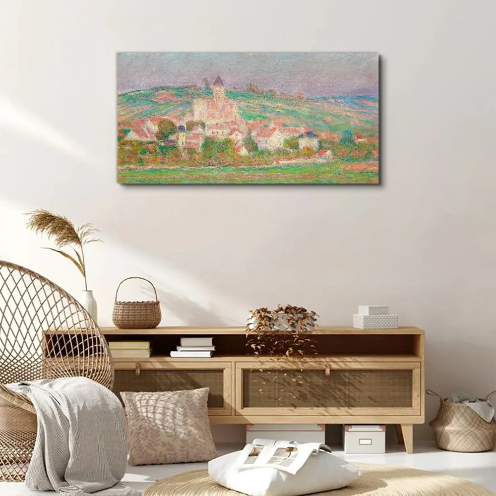 Tablou canvas Vetheuil Sunset Monet