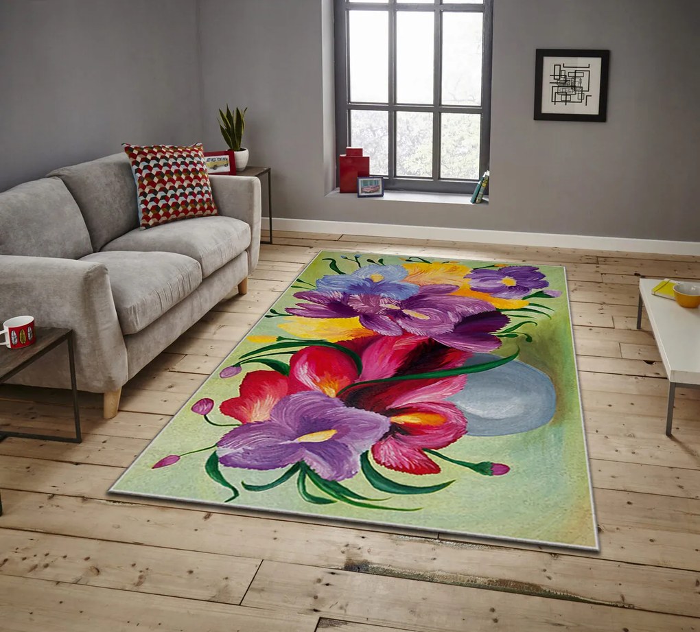 Covor, ASR CRPT-9 , 80x140 cm, Poliester, Multicolor