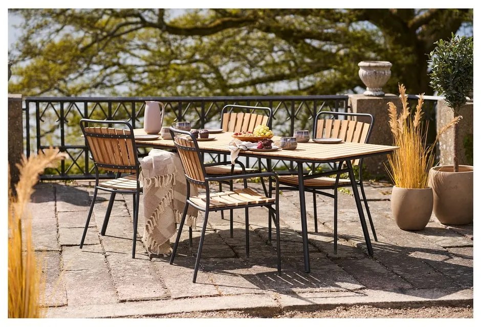 Pătură maro deschis din bumbac reciclat 130x180 cm Adana – House Nordic