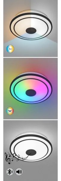 Rabalux 71030 - Plafonieră LED RGB dimabilă NIKOLAUS LED/24W/230V