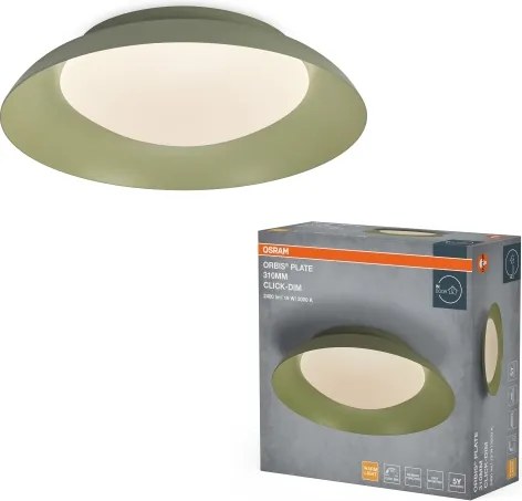 Osram -LED Plafonieră dimabilă PLATE LED/19W/230V Ø 31 cm verde