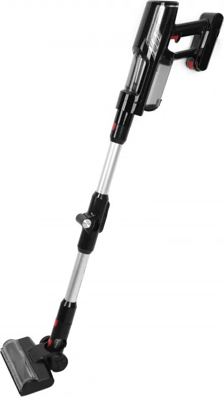 La mâna a doua: Aspirator fără fir Oliver Voltz OV51001Q, 250W, Li-ion 2500 mAh, 3 viteze, 0.6 l, 25 kPa, Ecran tactil, Negru