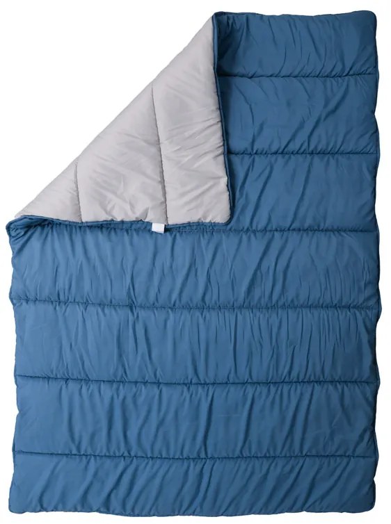 Pilota 4 anotimpuri 140x200 cm din fibra goala, albastra