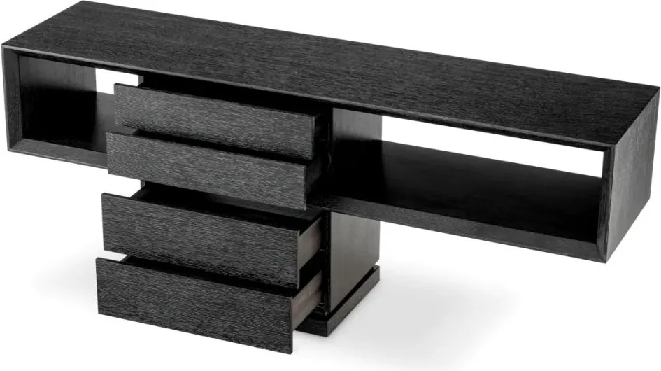 Consola LUX design modern Mantua, gri carbune