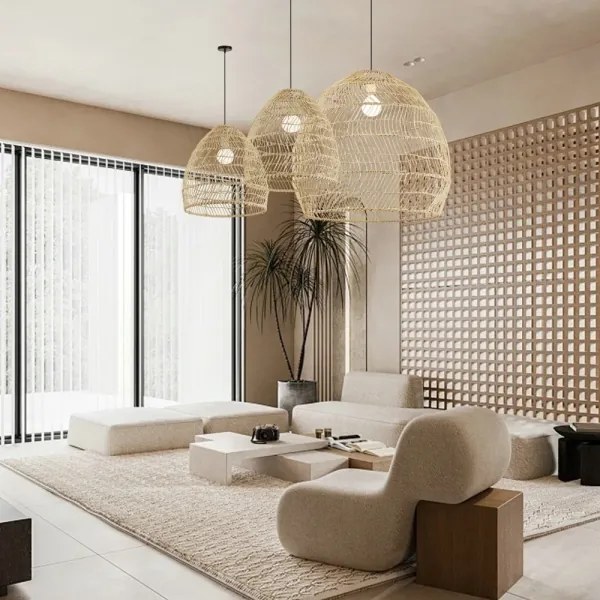 Immax 08260L - Lustră suspendată pe cablu BOHO DELICADO, 1x E27/40W/230V, Ø 38 cm