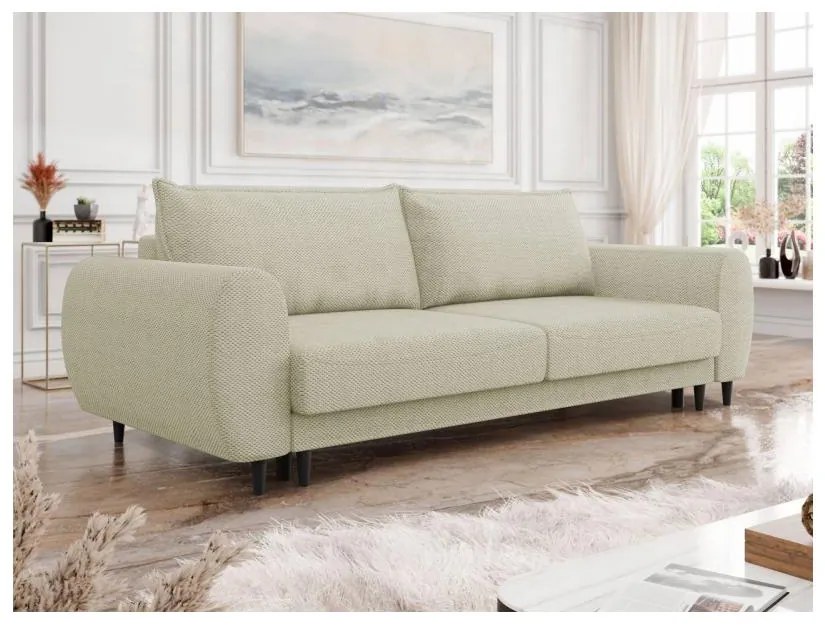 Canapea extensibilă Nosenas (Gri deschis) (cu sp. depozitare). Promo -17%. 1105581