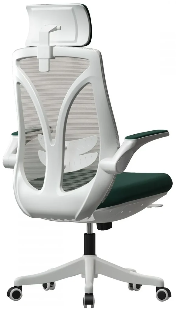 Scaun ergonomic Tania-H, Spătar Mesh, Gri/Verde