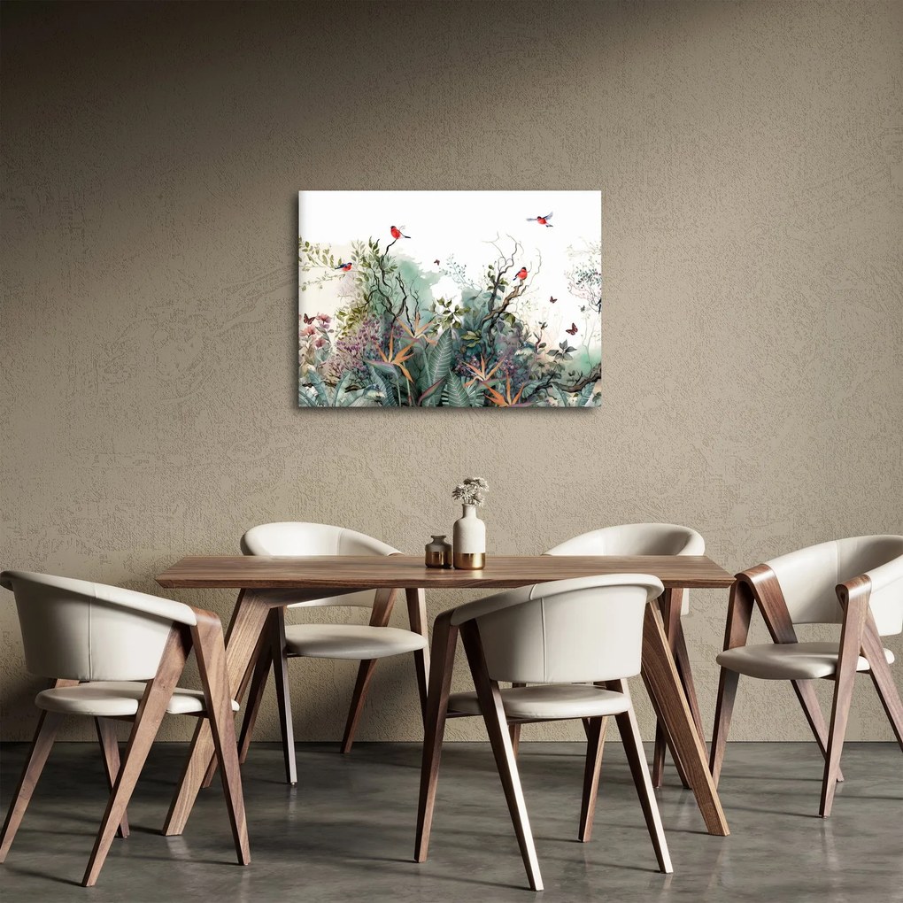 Tablou - Peisaj natural, acvariu (70x50 cm)