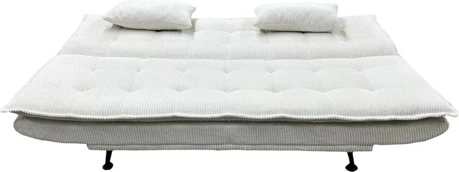 Canapea extensibila, Catifea Raiata Bej JAZZ 195cm