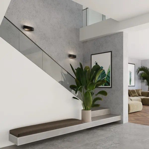 Sollux SL.1189 - Aplica de perete TONI 1xG9/8W/230V negru