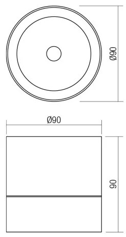 Redo 90626 - Spot LED de exterior SHAFT LED/13W/230V IP65 alb