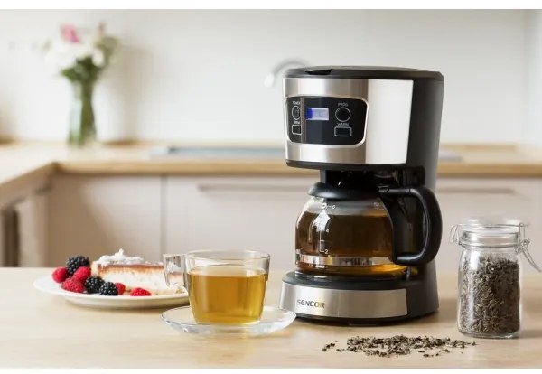 Sencor aparat cafea cu filtru, LCD, 700W/230V