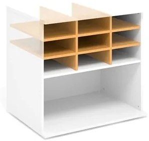 Nișă (cutie pentru carduri) pentru dulapul Impress 80,4 x 60 cm, alb