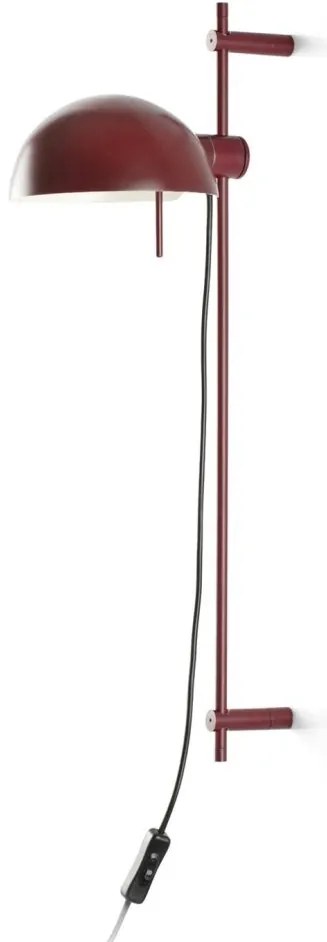 Aplica de perete mobila directionabila MATILDA burgandy