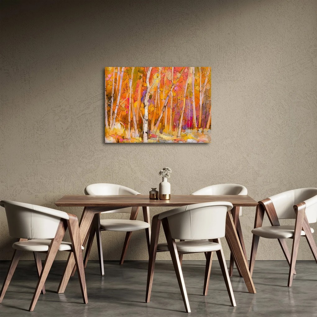 Tablou - Pădurea toamna (70x50 cm)