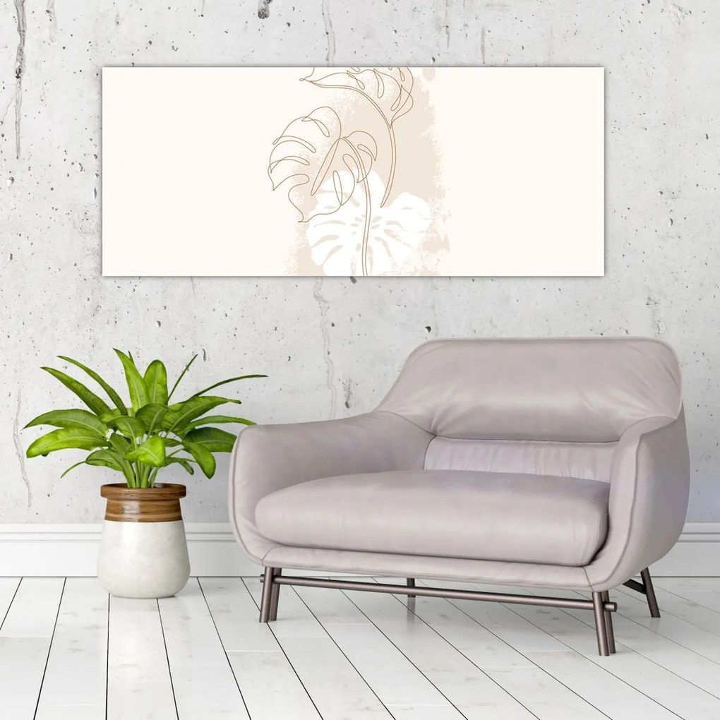 Tablou - Monstru de linie N⁰1 (120x50 cm)