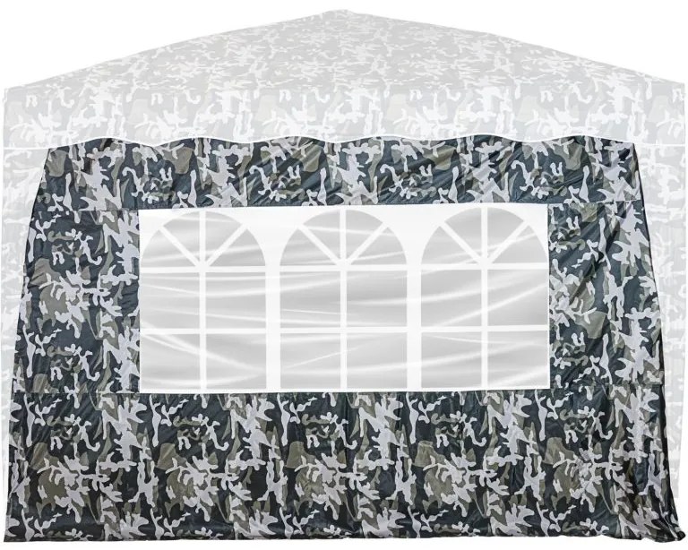 Perete lateral cu 3 ferestre, urban, pentru INSTENT BASIC