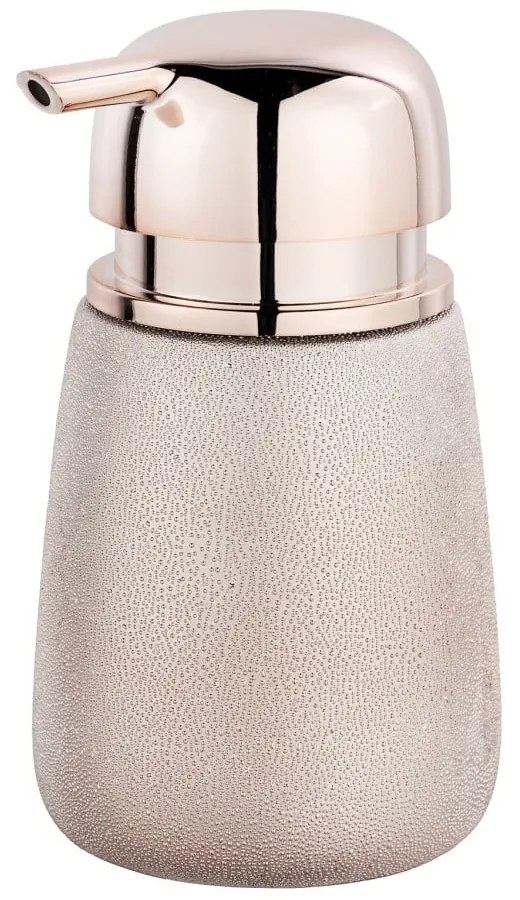 Dozator din ceramică pentru săpun lichid Wenko Glimma, roz