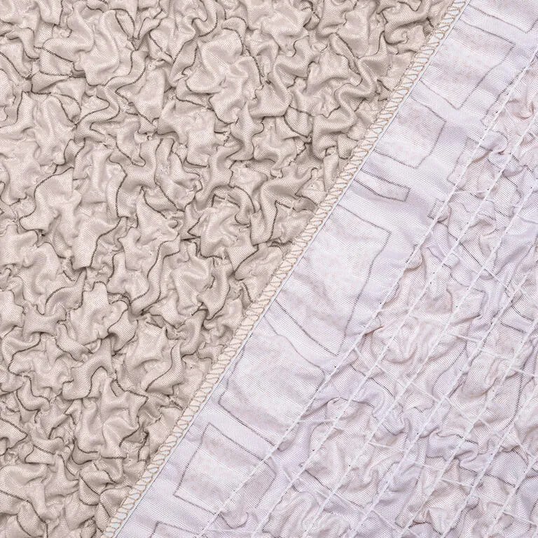 Huse cu două elastice GRAFITI NOU bej fotoliu de relaxare (l. 70 - 90 cm)