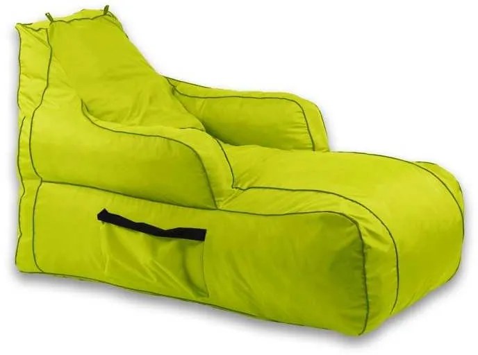 Fotoliu Player Pufrelax, Material Impermeabil - Verde neon