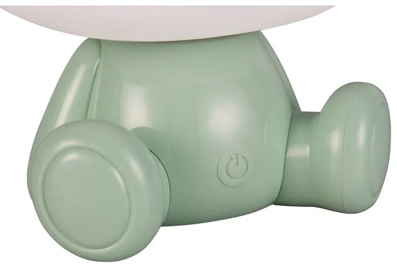 Lustră pentru copii verde LED Hopper – Trio