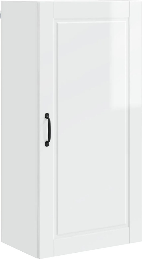 vidaXL Dulap de bucătărie Alb lucios 50 x 31 x 100 cm Lemn compozit