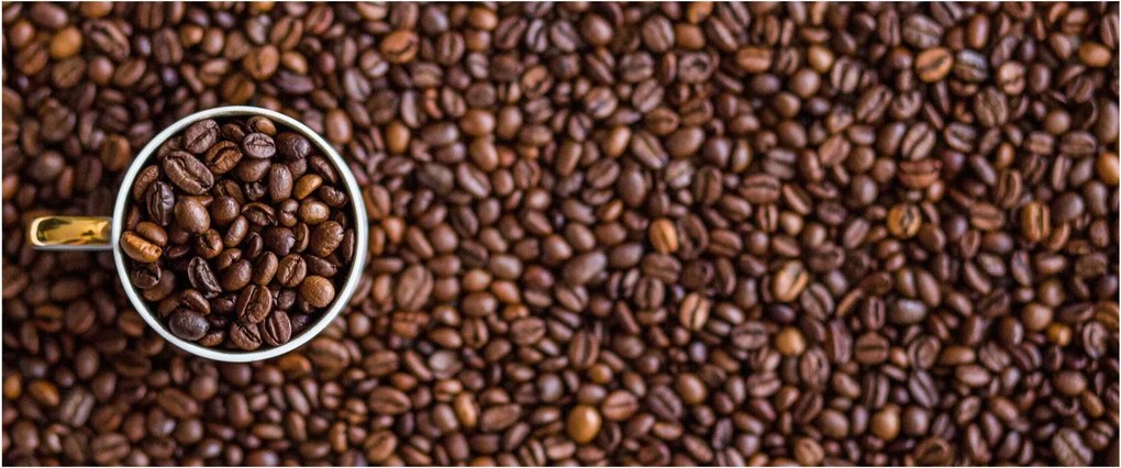Tablou - boabe de cafea (120x50 cm)