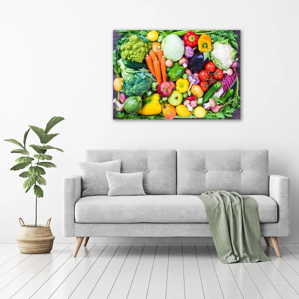 Tablouri tipărite pe pânză Legume colorate