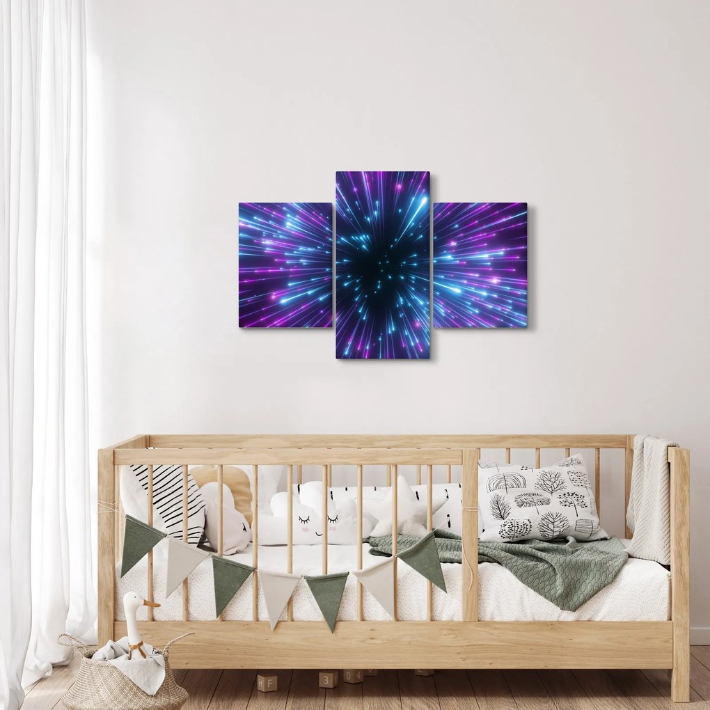 Tablou - Spațiu neon (90x60 cm)