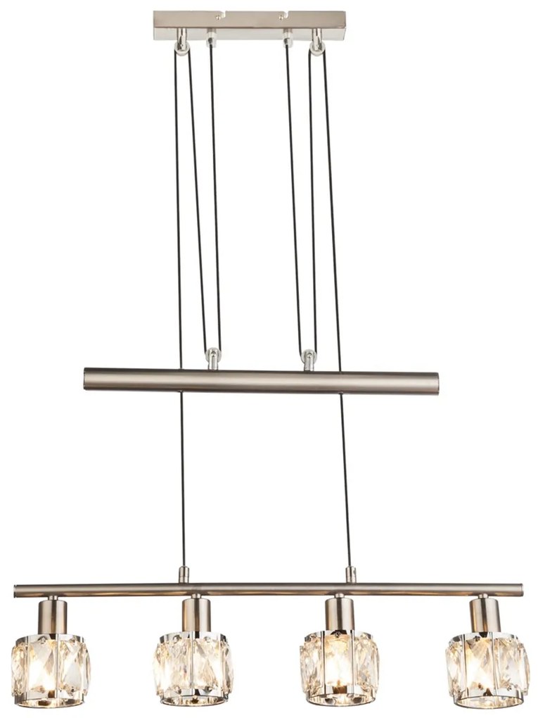 Lustra cu înaltime reglabila stil modern KRIS 4L 54356-4Z GL