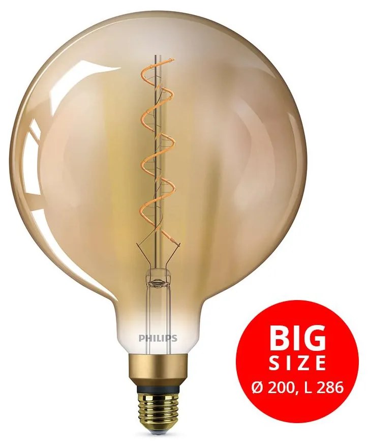 Bec LED VINTAGE Philips E27/4,5W/230V 1800K